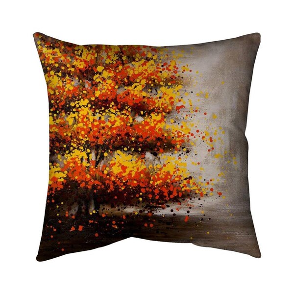 Begin Home Decor 20 x 20 in. Dotted Tree-Double Sided Print Indoor Pillow - 5541-2020-LA30