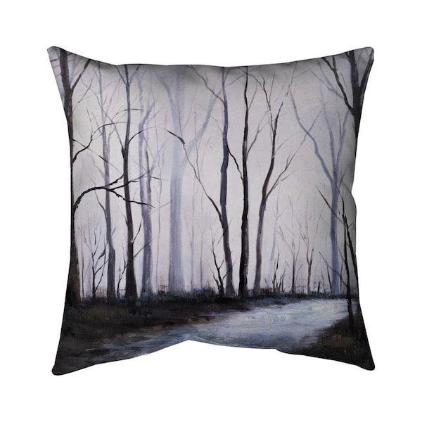 Begin Home Decor 26 x 26 in. Desert Forest-Double Sided Print Indoor Pillow - 5541-2626-LA32
