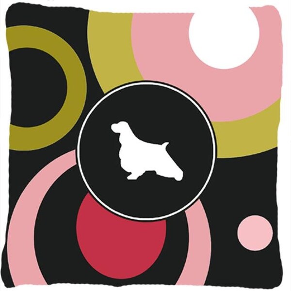 Carolines Treasures Carolines Treasures KJ1029PW1414 English Springer Spaniel Decorative Indoor & Outdoor Fabric Pillow - KJ1029PW1414