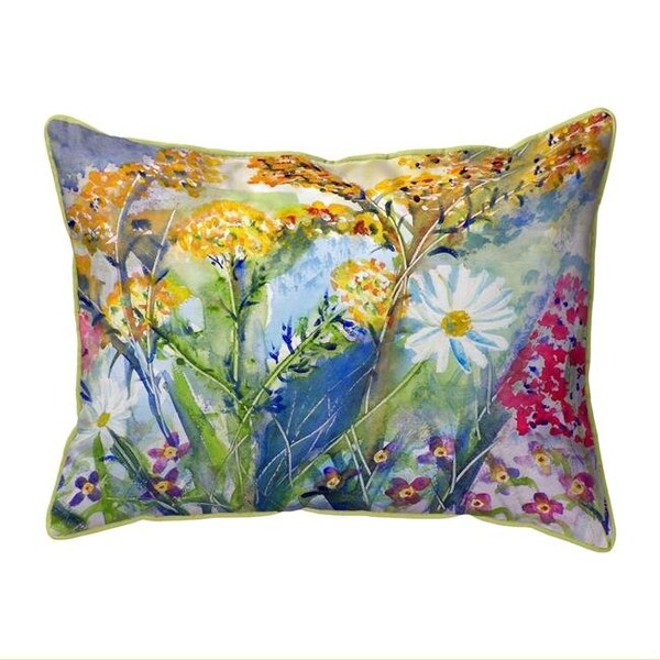 Betsy Drake Betsy Drake SN166 11 x 14 in. Wild Flower Small Indoor & Outdoor Pillow - SN166