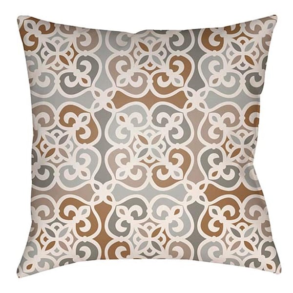 Artistic Weavers Lolita Square Pillow, Light Gray - 20 x 20 in. - LOTA1318-2020