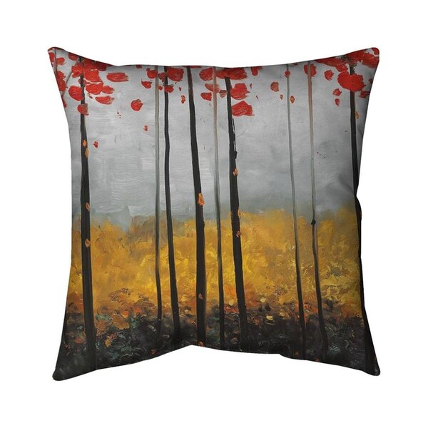 Fondo 20 x 20 in. Abstract Landscape-Double Sided Print Indoor Pillow - FO2795912