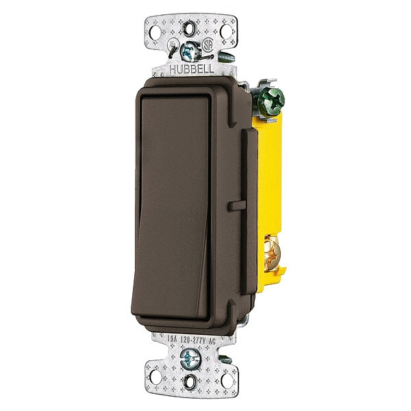 Zoro Select Wall Switch, Brown, 1-Pole Type, 1 to 2 HP - RSD115