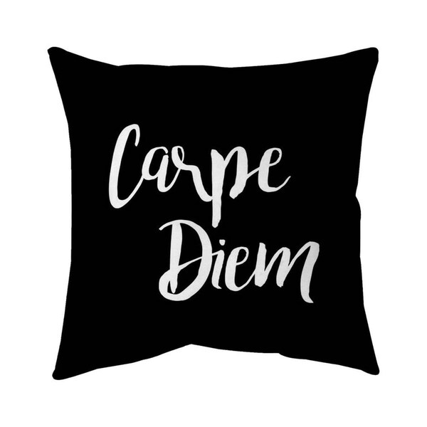 Fondo 26 x 26 in. Carpe Diem 2-Double Sided Print Indoor Pillow - FO3328421