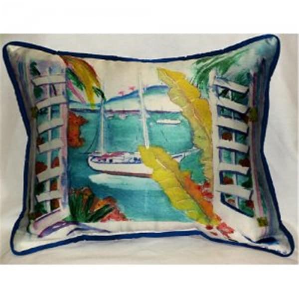 Betsy Drake Bay View Throw Pillow- 20 x 24 in. - ZP264