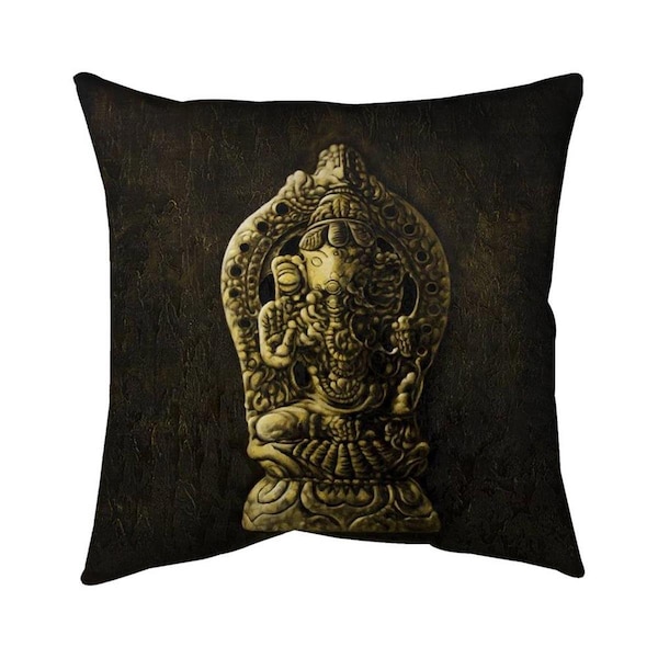 Begin Home Decor 20 x 20 in. Lord Ganesha-Double Sided Print Indoor Pillow - 5541-2020-RE10