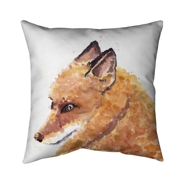 Fondo 20 x 20 in. Fox-Double Sided Print Indoor Pillow - FO2775541