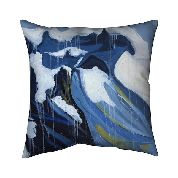 Fondo 26 x 26 in. Wave In Motion-Double Sided Print Indoor Pillow - FO2773689