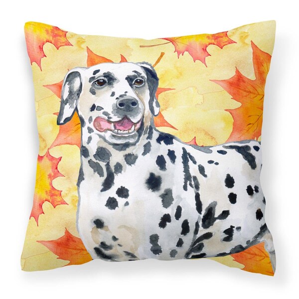 Jensendistributionservices Dalmatian Fall Fabric Decorative Pillow - MI2551747