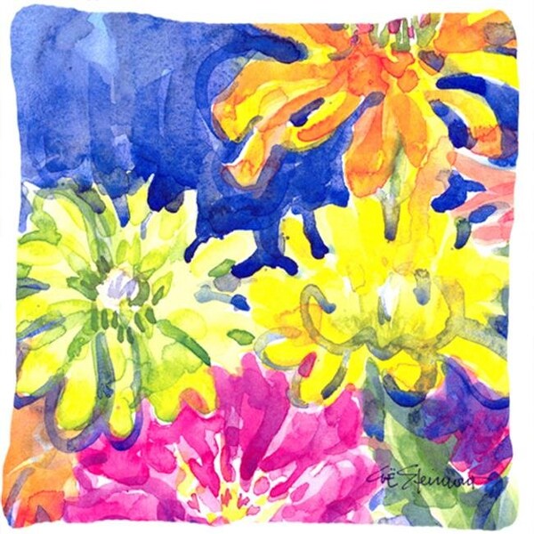 Carolines Treasures Carolines Treasures 6122PW1414 Flower Decorative Indoor & Outdoor Fabric Pillow - 6122PW1414