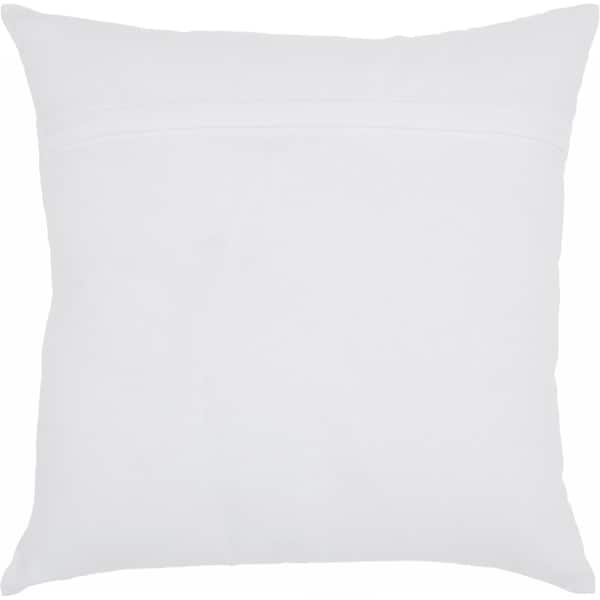 Homeroots 18 x 18 in. White & Teal Groovy Llama Throw Pillow - 386613