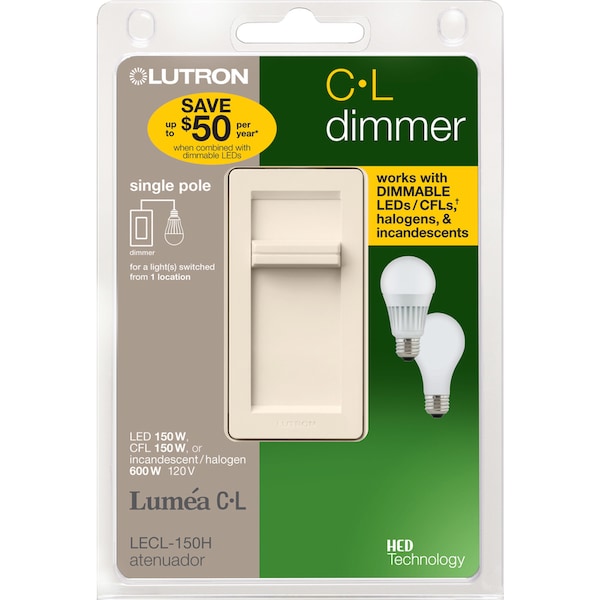 Lutron Dimmr Sld Lumea Cl Ivry - LECL-150H-IV