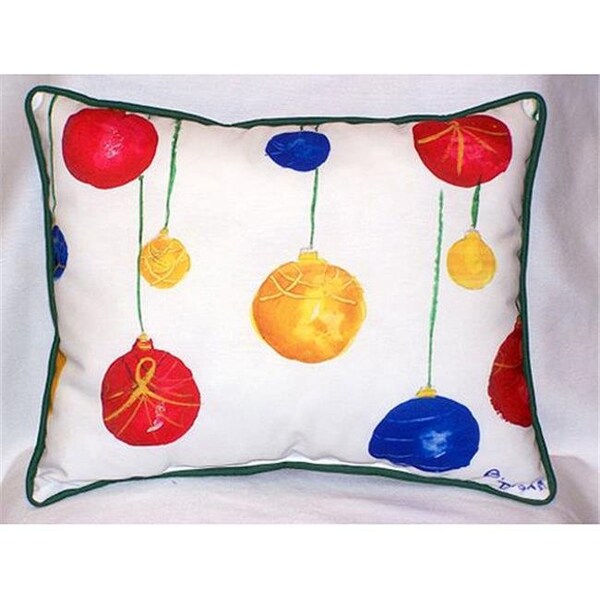 Betsy Drake Betsy Drake HJ294 Christmas Ornaments Large Indoor & Outdoor Pillow 16 x 20 - HJ294