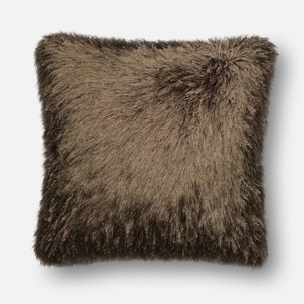 Loloi 22 x 22 in. Decorative Pillow Cover - Brown - P017P0245BR00PIL3