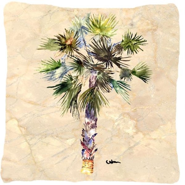 Jensendistributionservices Palm Tree Indoor & Outdoor Fabric Decorative Pillow - MI730559