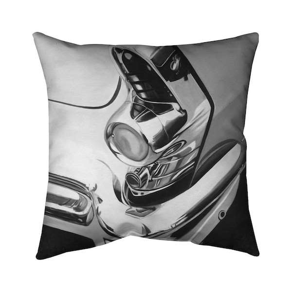 Fondo 26 x 26 in. Beautiful Chrome Car-Double Sided Print Indoor Pillow - FO2774245