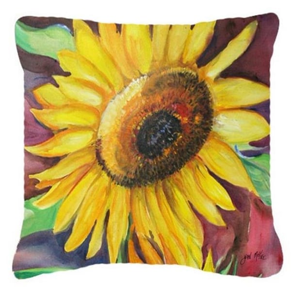 Carolines Treasures Carolines Treasures JMK1268PW1818 Sunflowers Canvas Fabric Decorative Pillow - JMK1268PW1818