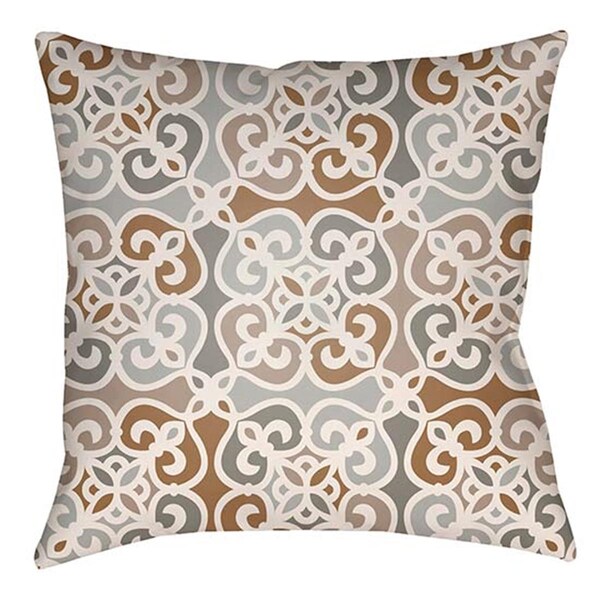 Artistic Weavers Lolita Square Pillow, Light Gray - 22 x 22 in. - LOTA1318-2222