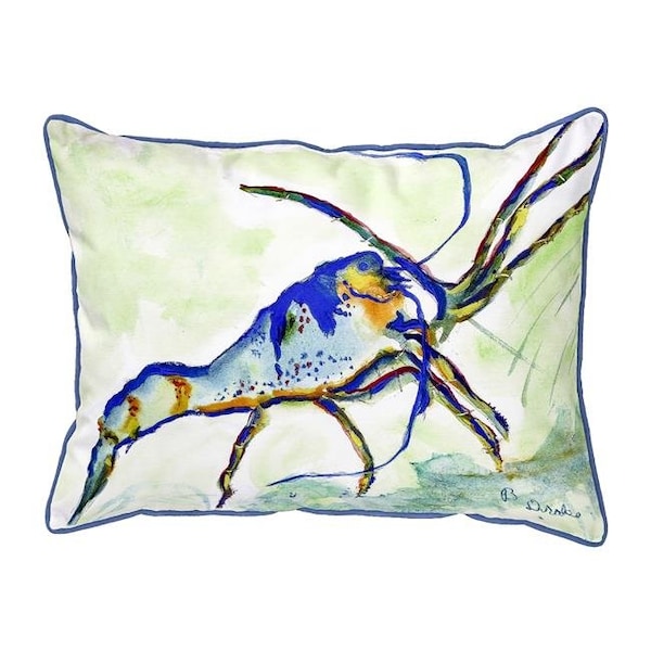 Betsy Drake Betsy Drake SN806 11 x 14 in. Florida Lobster Small Pillow - SN806