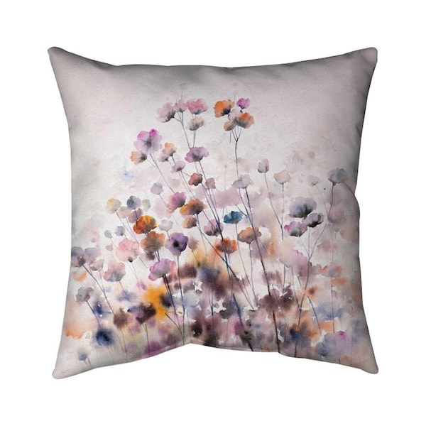 Fondo 20 x 20 in. Wildflowers-Double Sided Print Indoor Pillow - FO2792745