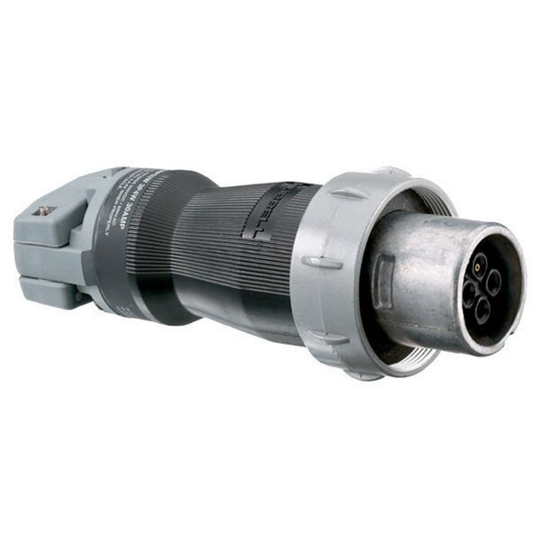 Hubbell Wiring Device-Kellems Watertight Insulgrip Plug, 3P4W, 30A 600V, Series 2 Reversed Service - HBL430PS2WR