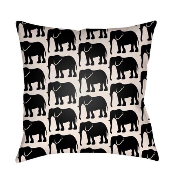 Artistic Weavers Lolita Elephant Poly Filled Pillow - 14 x 24 in. - LOTA1407-1424