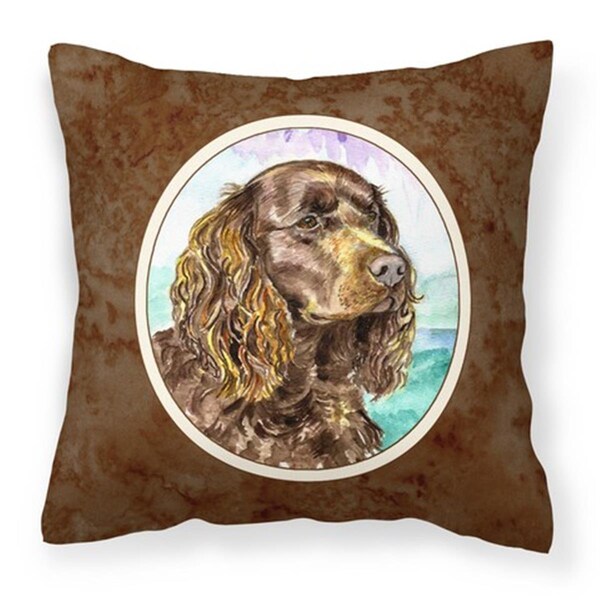 Jensendistributionservices American Water Spaniel Fabric Decorative Pillow - MI2549436