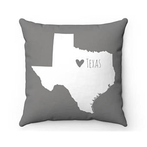 Manual Woodworkers & Weavers Manual Woodworkers & Weavers SDPLTB 12 in. I Love You Texas & Back Dye Throw Pillow - SDPLTB