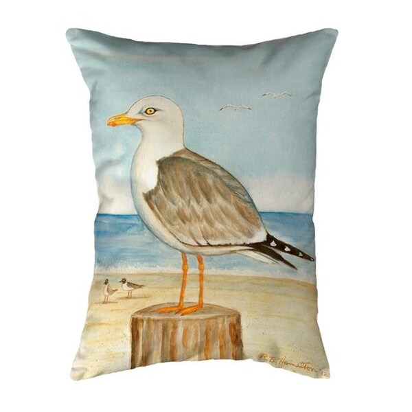 Betsy Drake Betsy Drake KS271 11 x 14 in. Dicks Seagull Small No-Cord Pillow - KS271