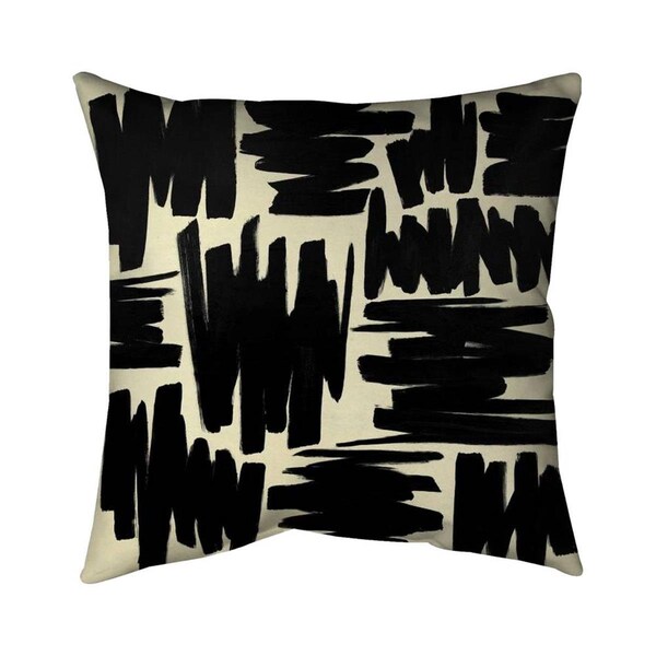Fondo 20 x 20 in. Deconstructed Stripes-Double Sided Print Indoor Pillow - FO2794207