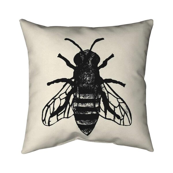Fondo 26 x 26 in. Bee-Double Sided Print Indoor Pillow - FO2792903