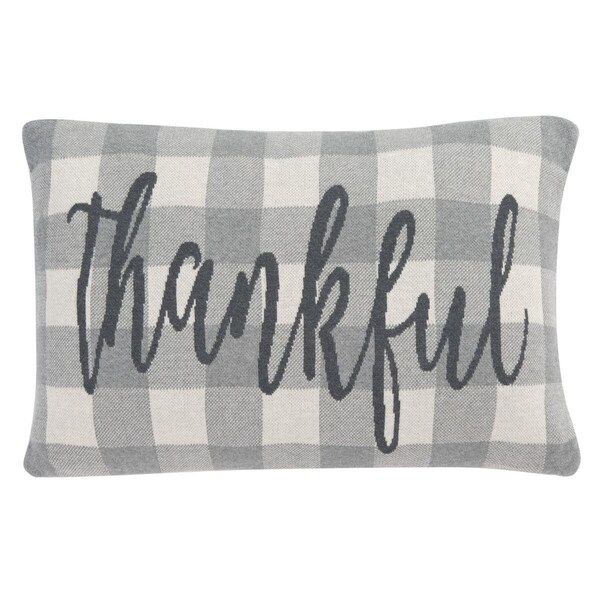 Safavieh 16 x 24 in. Be Thankful Pillow Beige & Mustard - HOL3202A-1624