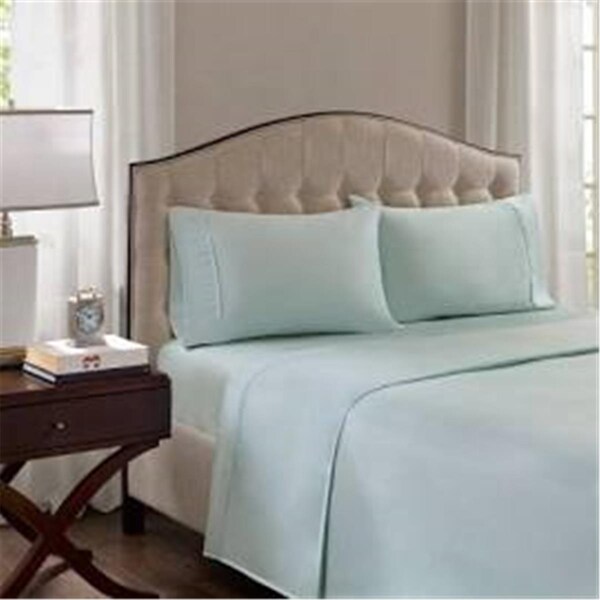 Madison Park King Size Cotton Blend Pillowcases, Seafoam - MP21-4859