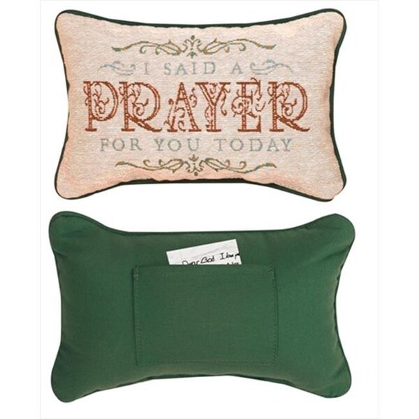 Manual Woodworkers & Weavers Manual Woodworkers and Weavers TWDDTIS I Said A Prayer For You Today Tapestry Pillow Pocket On Back Filled With Recycled Fibers 12.5 X 8.5 in. Poly Blend - TWDDTIS