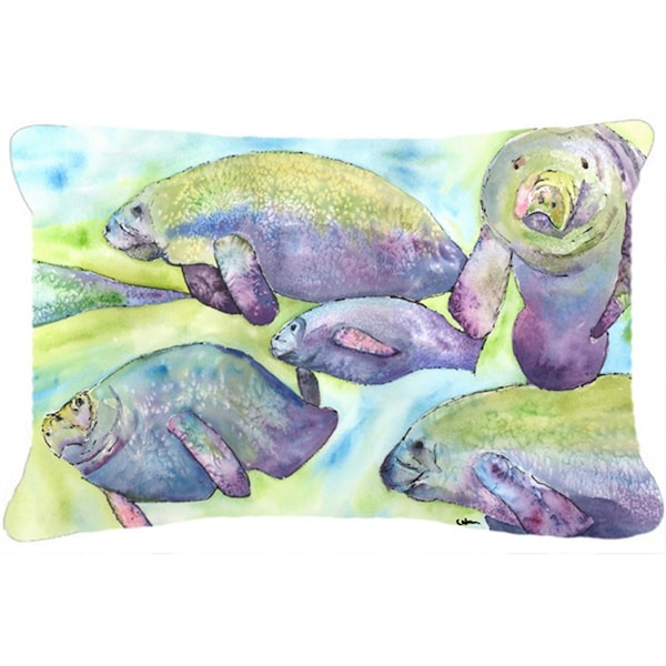 Jensendistributionservices Manatee Indoor & Outdoor Fabric Decorative Pillow - MI2554058