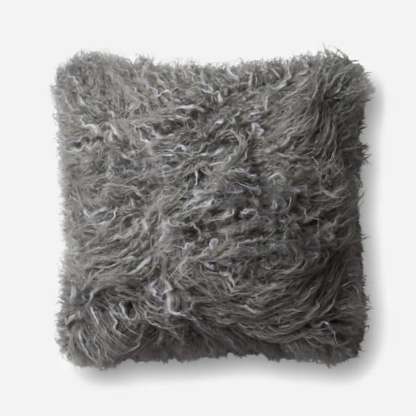 Loloi 22 x 22 in. Decorative Pillow Cover, Grey - P058P0598GY00PIL3