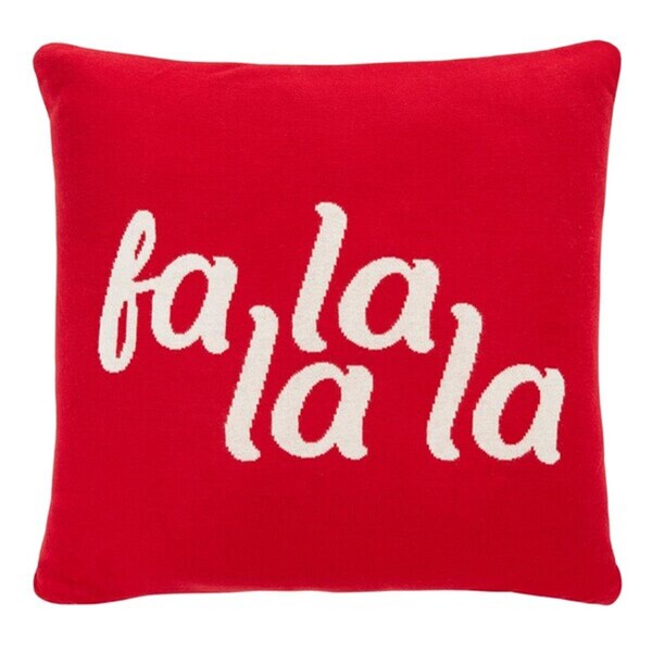 Safavieh Carols Pillow, Red - HOL3002A-2020