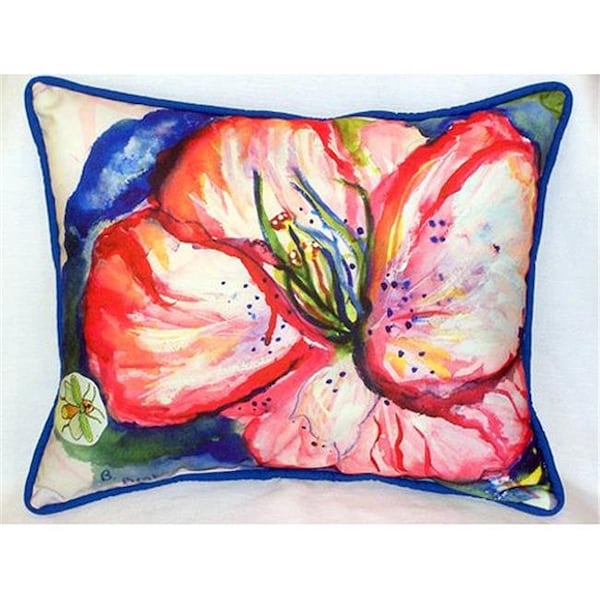 Betsy Drake Betsy Drake HJ422 Hibiscus Large Indoor & Outdoor Pillow 16 x 20 - HJ422