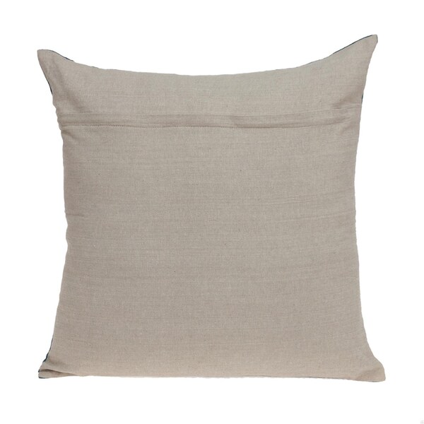 Homeroots 18 x 18 x 4 in. Aqua Teal Two Tone Throw Pillow - 383142