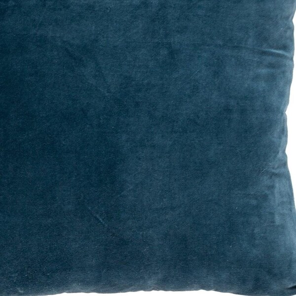 Homeroots 18 x 18 x 4 in. Aqua Teal Two Tone Throw Pillow - 383142