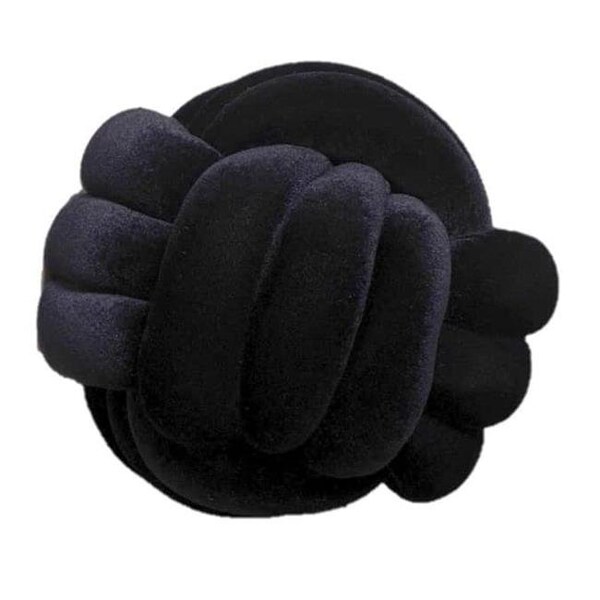 Timberbrook Timberbrook KNBL002 Austin Knot Accent Pillow; Black - KNBL002