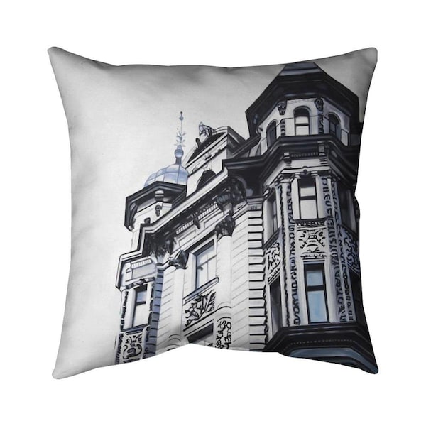 Fondo 26 x 26 in. Historic Apartment-Double Sided Print Indoor Pillow - FO3336314