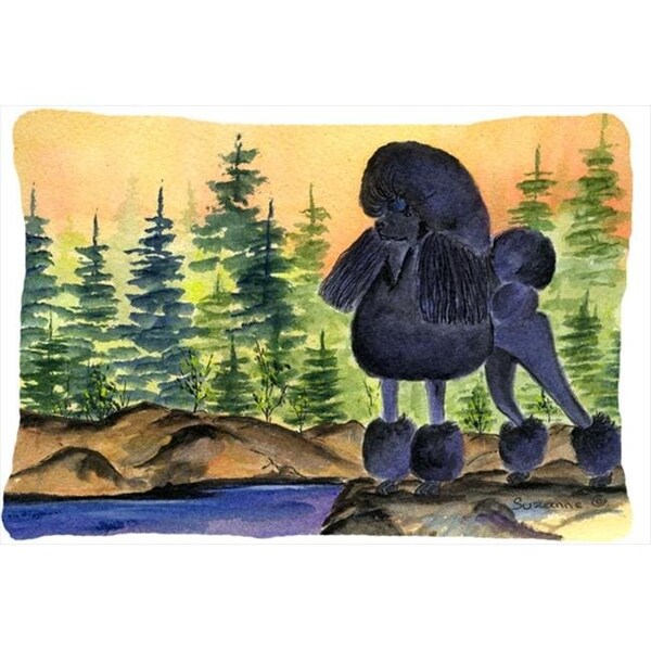 Carolines Treasures Carolines Treasures SS8196PW1216 Poodle Indoor & Outdoor Decorative Fabric Pillow - 12 x 16 in. - SS8196PW1216
