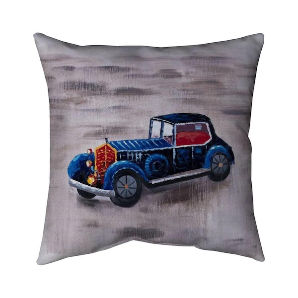 Begin Home Decor 26 x 26 in. Toy Car-Double Sided Print Indoor Pillow - 5541-2626-TR17