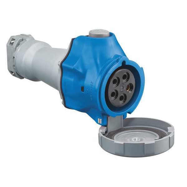Hubbell Pin and Sleeve Connector, 30A, 10 HP, Blue - HBLS530C9W