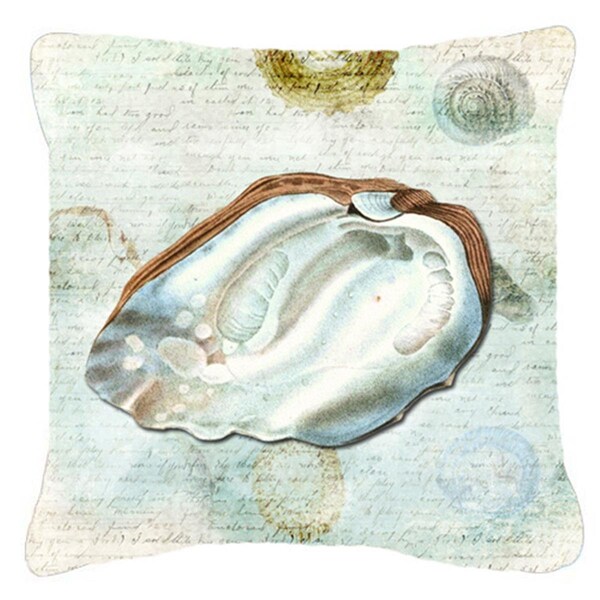 Jensendistributionservices Shells Indoor & Outdoor Decorative Fabric Pillow - 18 x 18 in. - MI2556063