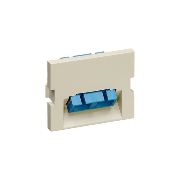 Leviton WALLPLATES 1 DPLX SC ZIRC BLUE 45 MOS 1.5U MOD IV - 41294-2CI