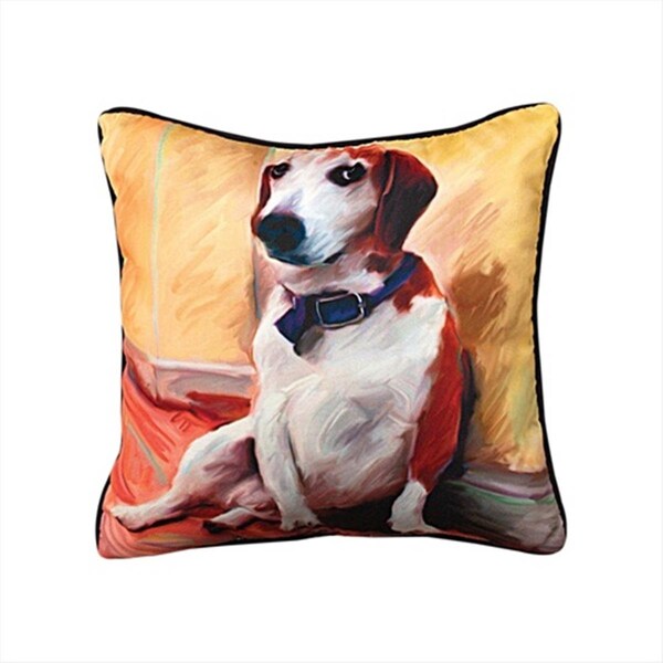 Manual Woodworkers & Weavers Manual Woodworkers and Weavers SLBBBG Paws And Whiskers Being A Beagle Printed Pillow 18 X 18 in. - SLBBBG