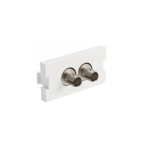 Leviton WALLPLATES WH DUP ST 1 UNIT HIGH MOS ZICORNIA SLV - 41291-ZTW