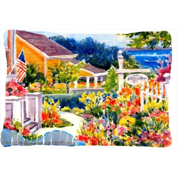 Carolines Treasures Carolines Treasures 6032PW1216 Seaside Beach Cottage Indoor & Outdoor Decorative Fabric Pillow - 12 x 16 in. - 6032PW1216